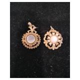 2 small pendant 1 marked Floridza  1 marked Sarah