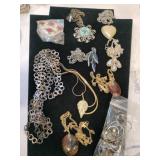 Group of different style necklaces