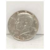 1967  Kennedy half dollar