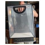 12 plastic clear gift bags. 9 inch by 12 inches