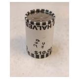 Bankrolled Kennedy half dollars 2024D