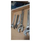 Adjustable wrenches,  craftsman,  crescent,
