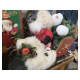 Santa sleigh with Santa and Nutcracker about 2