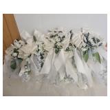 23 Vintage Wedding pew bouquets 20in