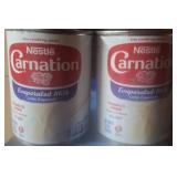 13 cans of carnation evaporated milk