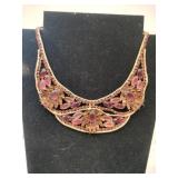 Vintage rhinestone choker unmarked