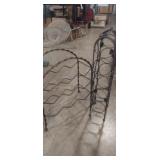 Metal decrotive wine displays