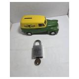 John Deere lock and Key , Panel van bank