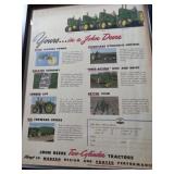 Framed John Deere ad 16 x 13"