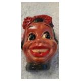 Chalkware black americana mammy string holder