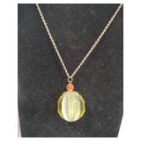 MCM art deco necklace