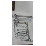 Assortment of wrenches and sockets