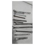 Closed end wrench assortment