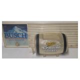 Large Beer Advertising menu board & Miller