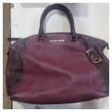 Red Michael Kors purse