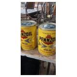 2- Pennzoil 10w40 oil cans (full)
