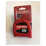 Craftsman 25 ft tape measure