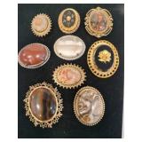 9 brooches (1 came out)