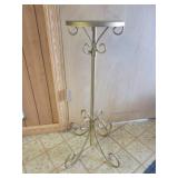MCM brass plant stand heavy 32in up to 55in