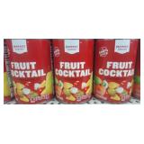 6 cans of fruit cocktail