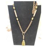Vintage  necklace matching bracelet marked Sarah