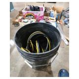 Bucket and jumper cables