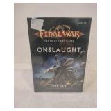 Final war Tactical card game Onslaught   Epic Set