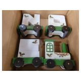 Porcelain NOEL Christmas Train 4in