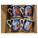 4pc Star Wars coffee mug set
