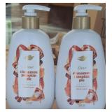 Case of 4- 12oz bottles of dove cinnamon pumpkin