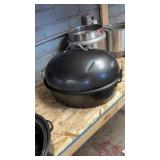 Black roaster pot brand unknown (x1)
