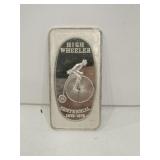 High Wheeler .999 troy ounce silver bar