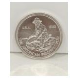 1983 American prospector.999 silver troy ounce
