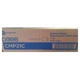 1000ct box of dixie medium weight plastic sporks