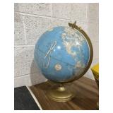 Cramï¿½s World globe made in Indianapolis