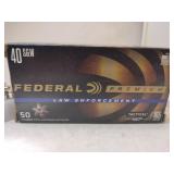 Federal 40 S&W 165 grain 50 rounds