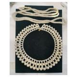 Vintage beaded choker and beaded necklace