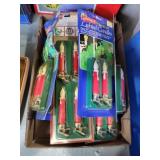 Vintage Christmas clamp on lighted candles.