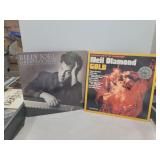 2 Record Albums LPs Vinyl Billy Joel, Neil