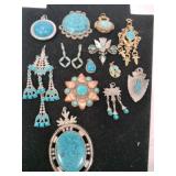 Group of vintage pendants (1 marked celebrity)