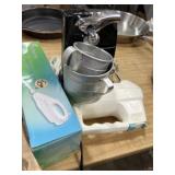 Electric knife, mixer, can opener & measuring