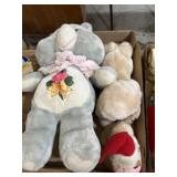 Vintage Care Bear and other plush