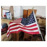 American Flag 3x5 ft on pole