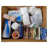Band-aids, alcohol wipes  gauge