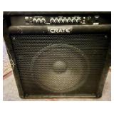 CRATE 220W bass amp w/ foot switch