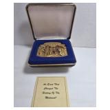 1987 Limited Edition Gold John Deere Belt Buckle