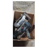 Hatchet hammer, craftsman saw (no battery)tape