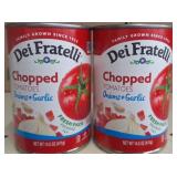 Case of 12 chopped tomatoes with onions and