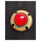 Cadoro Domed Orange bakelite signed