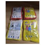 Disposable Rain Coats 8 Adult & 8 Children